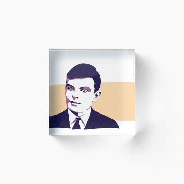 Alan Turing Bloc acrylique