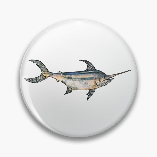 Item preview, Swordfish Art designed and sold by Michelebuttons.