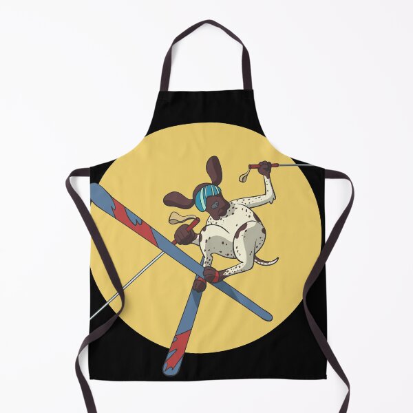 Item preview, German Shorthaired Pointer dog skiing designed and sold by Monkey Ful.