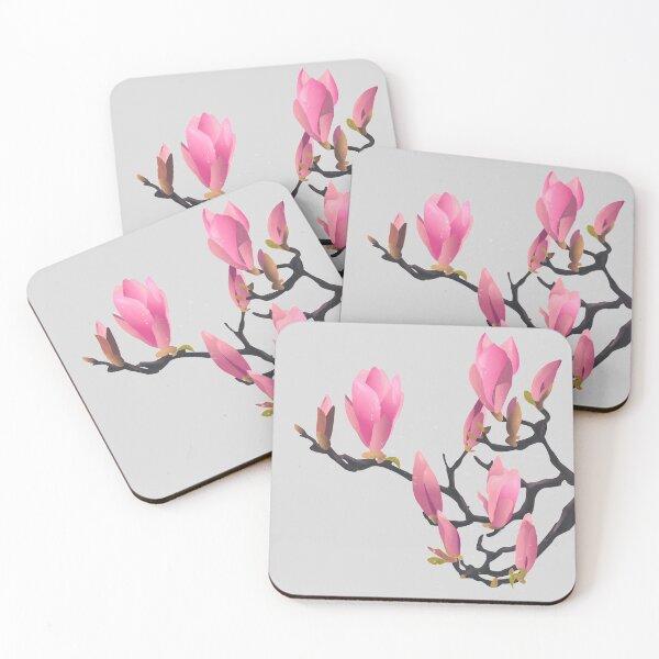 Item preview, Blooming Pink Magnolia Tree Branch designed and sold by KimVanG.