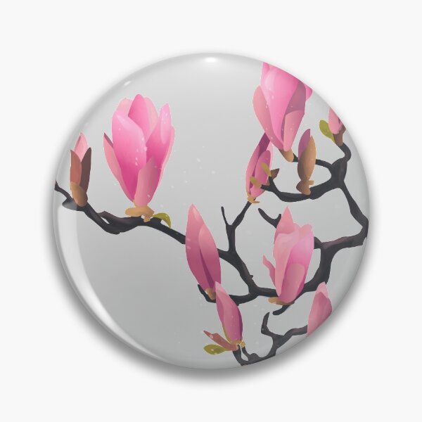 Item preview, Blooming Pink Magnolia Tree Branch designed and sold by KimVanG.