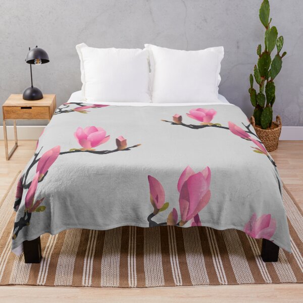 Item preview, Blooming Pink Magnolia Tree Branch designed and sold by KimVanG.