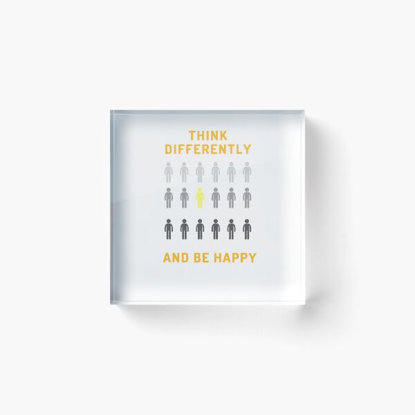 Item preview, Think differently and be happy designed and sold by Momentfaenger.