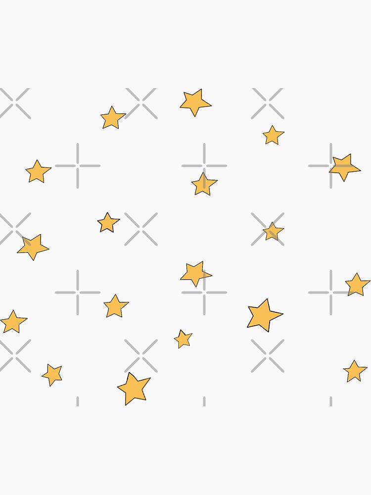 "mini yellow star sticker pack" Sticker for Sale by Lilystoltz Redbubble