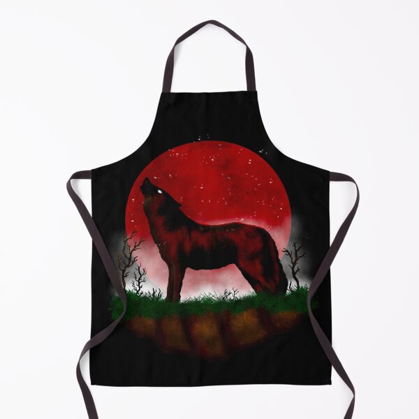 Item preview, Wolf and Moon designed and sold by ethnicdrawing.