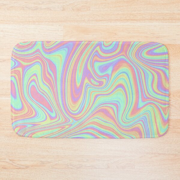 Item preview, Holographic Liquid Marble Effect Rainbow Colors Pastel Pattern designed and sold by Sour Soul.