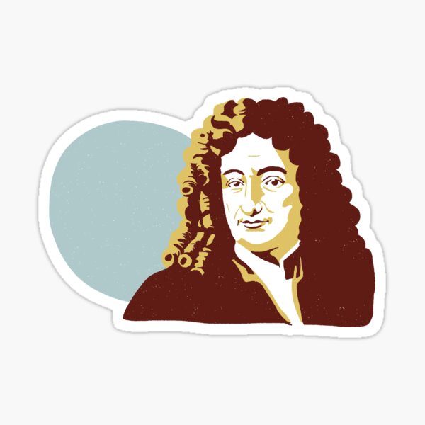 Gottfried Wilhelm Leibniz Sticker