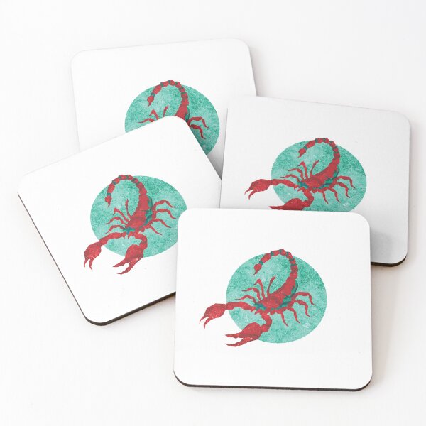 Item preview, Red Polygonal Scorpio designed and sold by 5thSeason.