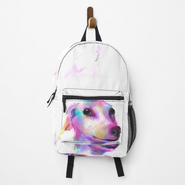 Item preview, The Whippet, Portrait of the cutest dog breed designed and sold by Smurfypixels.