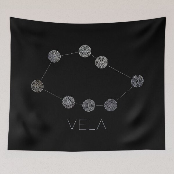 Item preview, Vela Constellation Mandalas designed and sold by MetaPhyStore.