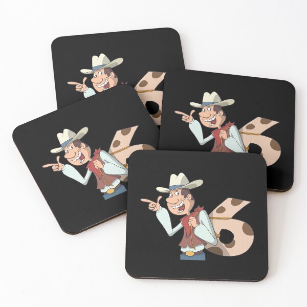 Item preview, Cowboy children's 6th birthday designed and sold by Monkey Ful.
