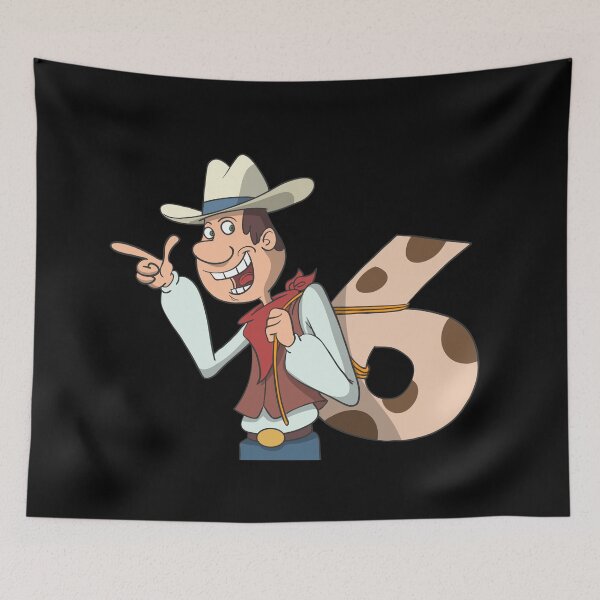 Item preview, Cowboy children's 6th birthday designed and sold by Monkey Ful.