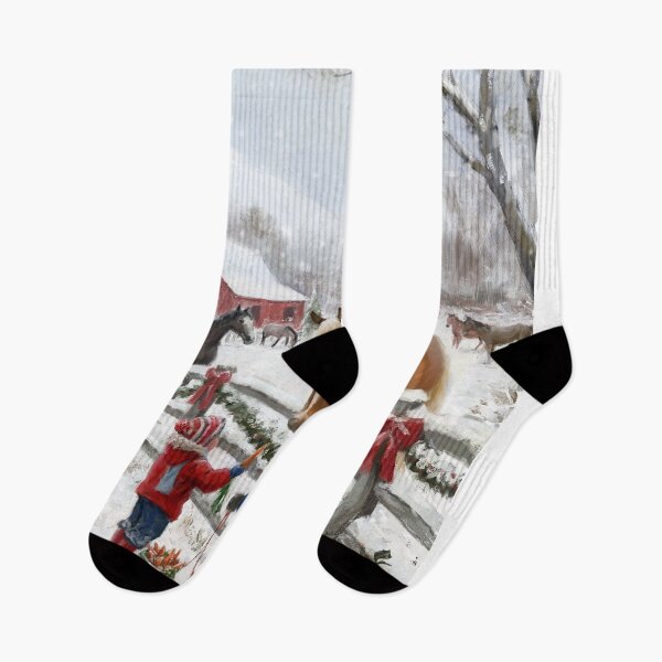 Item preview, Horses in the snow designed and sold by Daniel Rodgers.