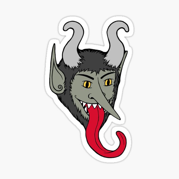 Krampus is Watching You Sticker