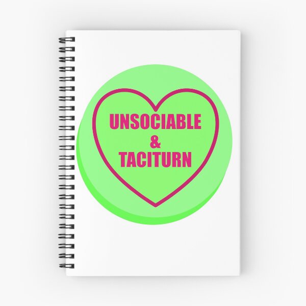 Item preview, Unsociable and Taciturn Pride and Prejudice Quote designed and sold by TeeandToast.