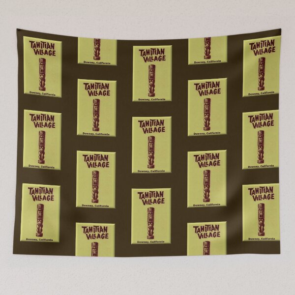 Item preview, Tahitian Village designed and sold by Lawrence Baird.