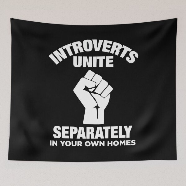 Item preview, Introverts unite separately in your own homes funny designed and sold by HiddenMist.