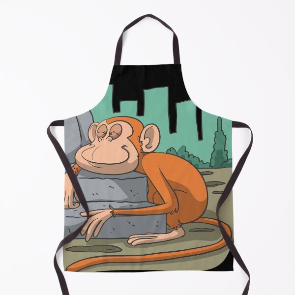 Item preview, Sleeping monkey in a park designed and sold by Monkey Ful.