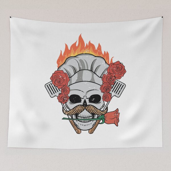 Item preview, Skull Cooking Vintage Chef designed and sold by Art-Max.
