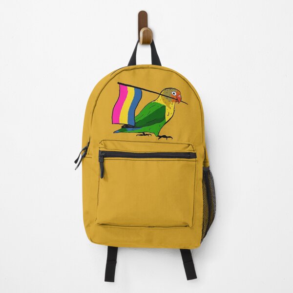 Item preview, Pride parrots - pansexual lovebird designed and sold by RossMakesArt.
