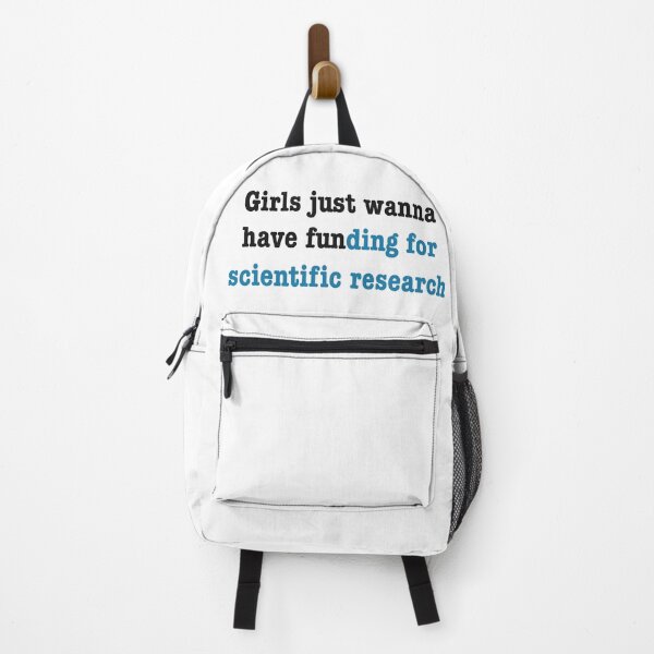 Item preview, Girls just wanna have funding for scientific research in blue designed and sold by ToriaScarlett.