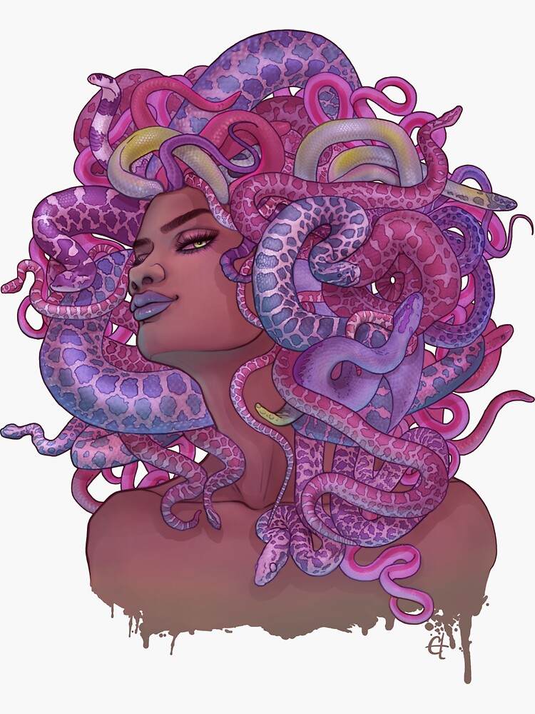 Medusa Greek Mythology Sticker