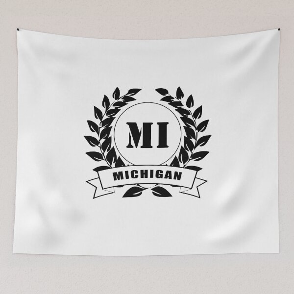 Item preview, Michigan Laurel Wreath USA designed and sold by GeogDesigns.