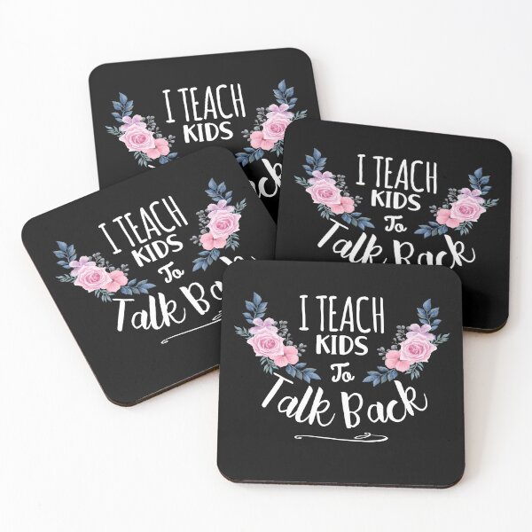 Item preview,  Speech Language Pathologist Personalized Gift , I Teach Kids To Talk Back designed and sold by majidkacm.