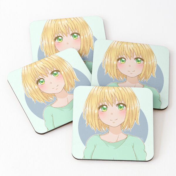 Item preview, Blonde Anime Girl designed and sold by pengu-noot-noot.