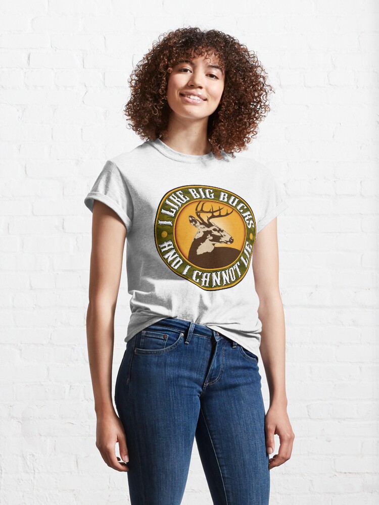 Alternate view of I Like Big Bucks and I cannot Lie Classic T-Shirt