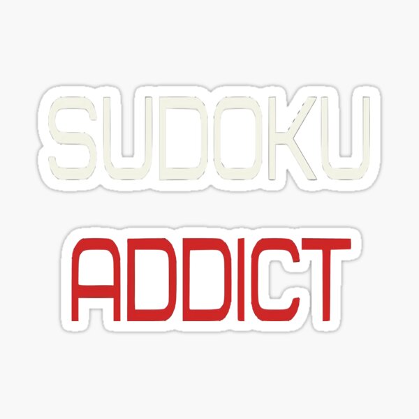 Item preview, hypersudoku sudoko addict design designed and sold by HiddenMist.