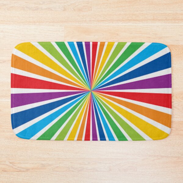Item preview, Rainbow Burst Retro Design (Tie Dye Style) designed and sold by JustincredibleT.