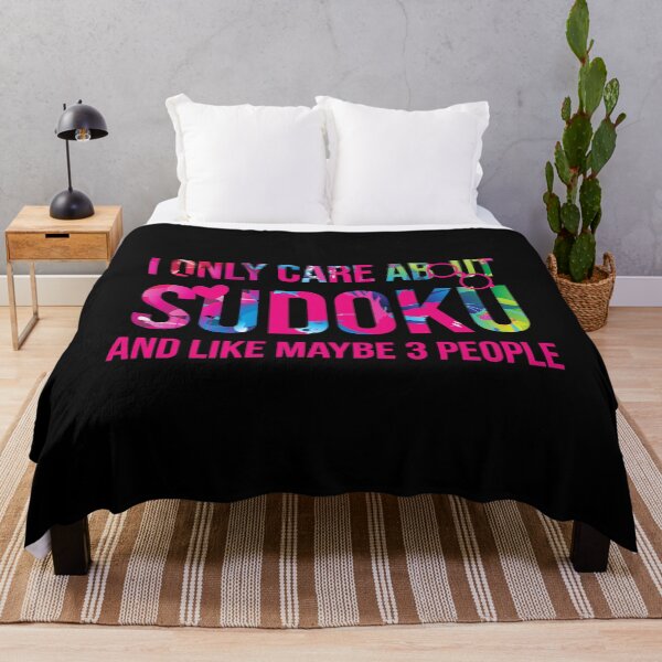 Item preview, I Only Care About Sudoku And Like Maybe 3 People Cute designed and sold by at85productions.