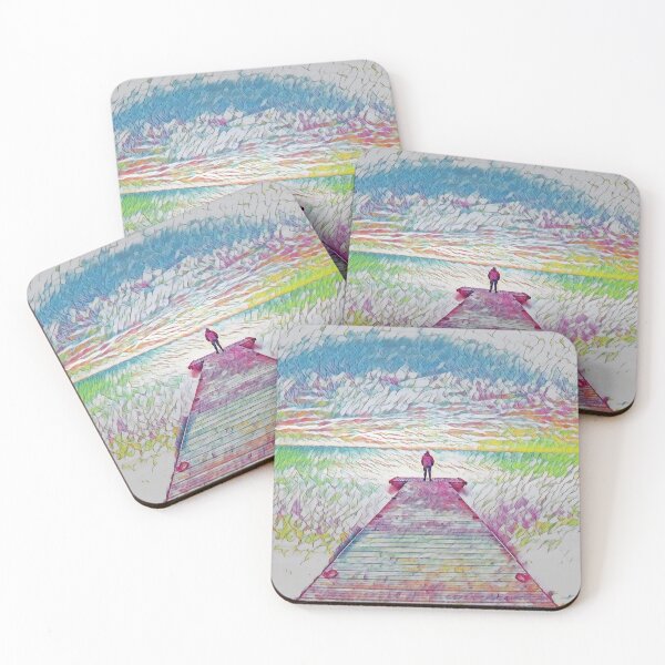 Item preview, Looking for the Next Boat - Nautical Seascape designed and sold by Galathi Designs.