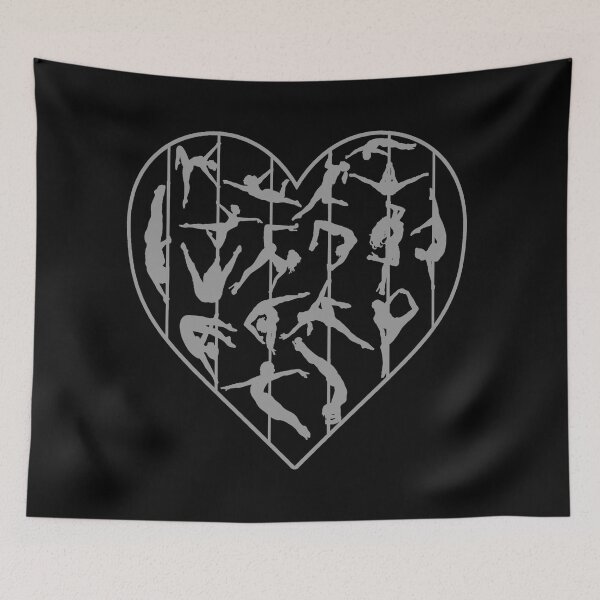 Item preview, Pole dancing - Heart shape design designed and sold by Neontuna.
