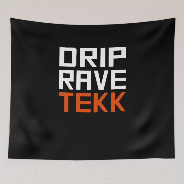Item preview, Tekk Rave Drip gift idea for party and festival designed and sold by Stndor.