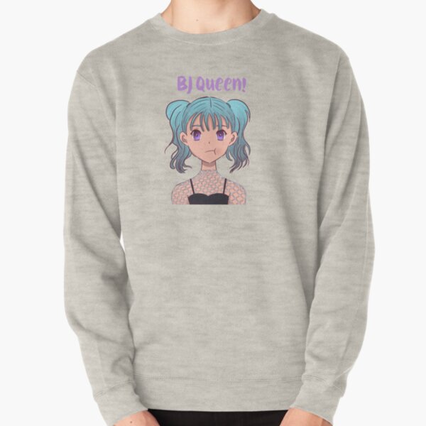 Cute Anime Blowjob Mask Pullover Sweatshirt By Skiamdesigns Redbubble