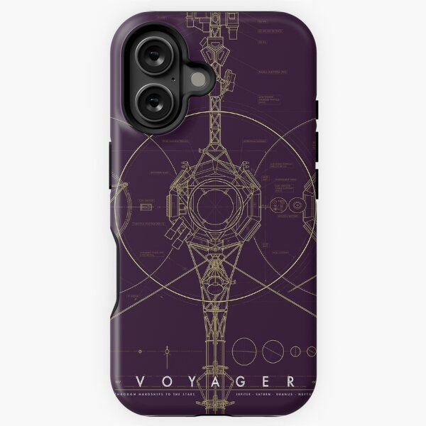 Item preview, Voyager Blueprint - Plum Gold Variant designed and sold by CedarAndCarbon.