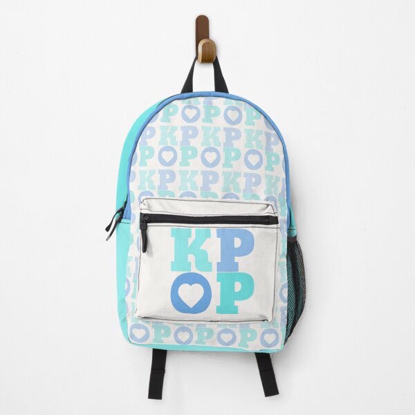 Item preview, KPOP Fan Stan Lover POP ART Text Quote Cute Blue designed and sold by SugarSaint.