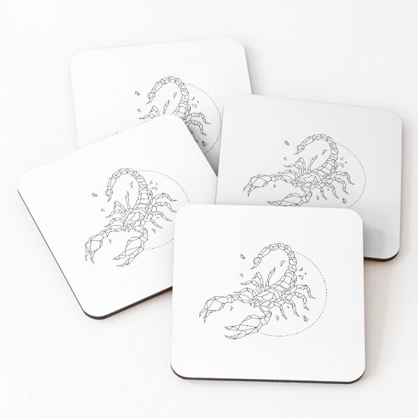 Item preview, Scorpio Geometric Line Art designed and sold by 5thSeason.