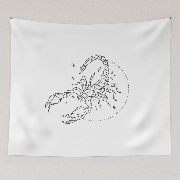 Item preview, Scorpio Geometric Line Art designed and sold by 5thSeason.