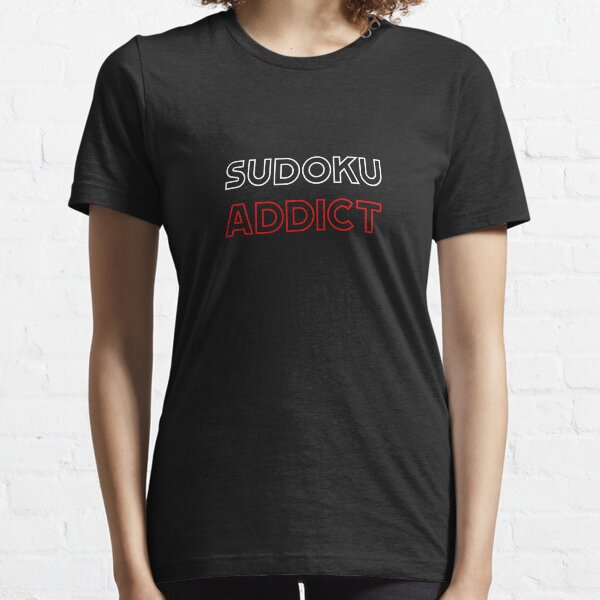 Item preview, sudoku addict sudoku lovers designed and sold by HiddenMist.
