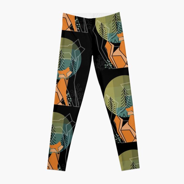 Geometric Leggings on Rare Fox