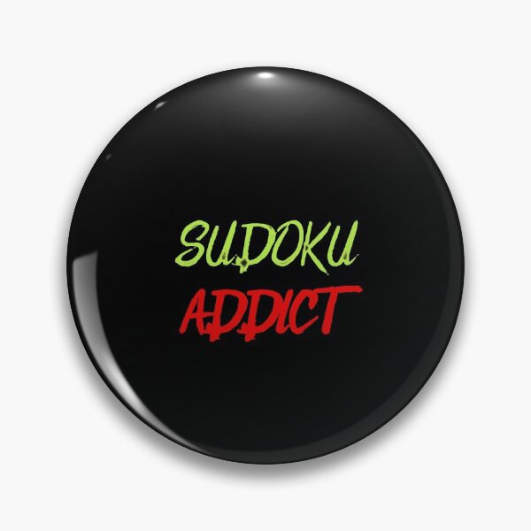 Item preview, sudoku addict | numbers designed and sold by HiddenMist.
