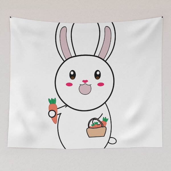 Item preview, adorable rabbit and carrot design designed and sold by kmario.