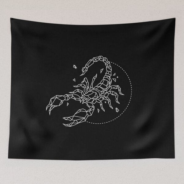 Item preview, Scorpio Polygonal Line Art designed and sold by 5thSeason.