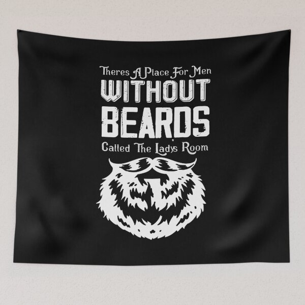 Item preview, there's a place for men without beards it's called the lady's room designed and sold by AliAze.