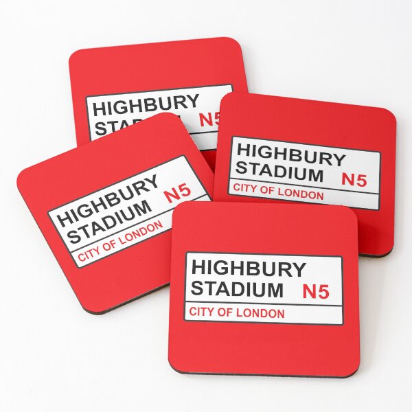 Item preview, London Gooners Highbury Stadium Football Team Street Sign designed and sold by DelfDesign.