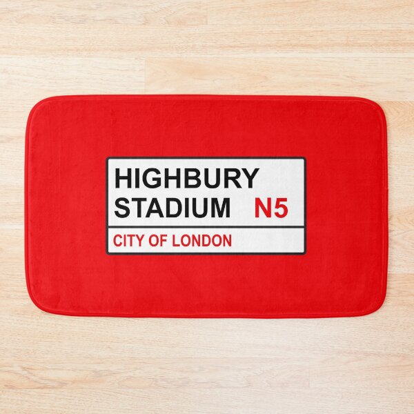 Item preview, London Gooners Highbury Stadium Football Team Street Sign designed and sold by DelfDesign.