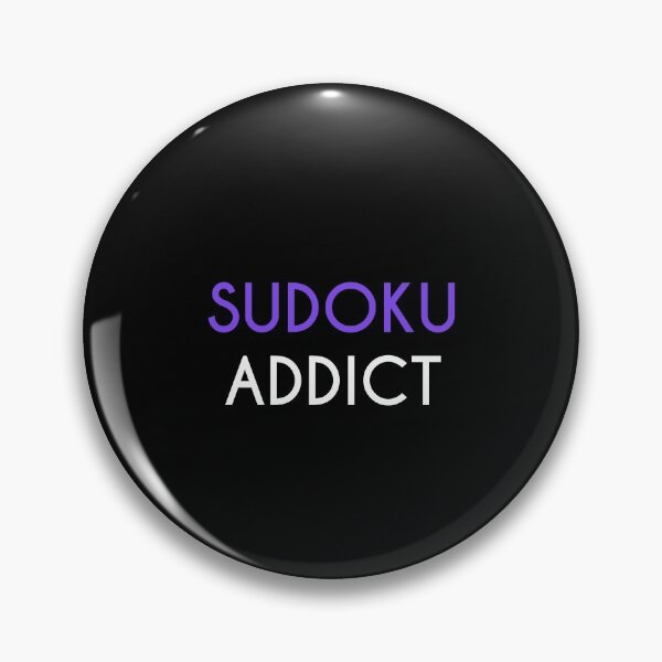 Item preview, sudoku addict sudoku lover designed and sold by HiddenMist.